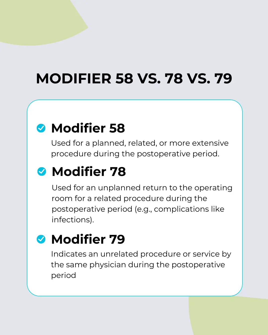 modifier 58