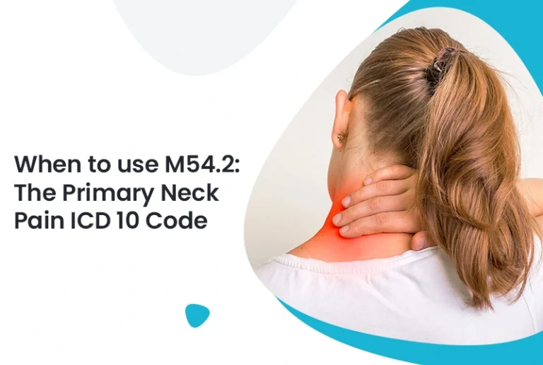 neck pain icd 10